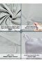 Comforter Set King Size, 8-Pcs, 260x240 cm, Striped Bedding Set, All Season, Microfiber - 5