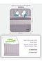 Comforter Set King Size, 8-Pcs, 260x240 cm, Striped Bedding Set, All Season, Microfiber - 3