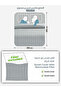 Comforter Set King Size, 8-Pcs, 260x240 cm, Striped Bedding Set, All Season, Microfiber - 4