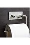 Toilet Paper Roll Holder Adhesive Double Rod Stainless Steel Chrome Color