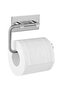 Toilet Paper Roll Holder Adhesive Double Rod Stainless Steel Chrome Color - 2