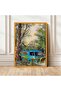 Wooden Frame Painting Framed Poster Art Wall Decor Tk/1484 - 2