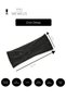 Shiny Black Color Premium Women's Hair Band Bandana - 5