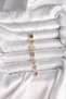 Brass Gold Color Zircon Stone Baguette Low-Cut Model Women's Necklace - Lisinya - 2