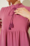 Women's Long Hijab Dress Dusty Rose 1002 - 5