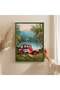 Wooden Frame Painting Framed Poster Art Wall Decor Tk/1486