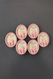 Mother's Lap Patterned Welcome Wooden Baby Magnet Pink - 20 Pieces - 3