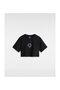 Grinning Face SS Relax Crop Black - 2