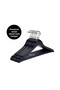 Black Wooden Look Hanger 12 Pieces Special Premium Series