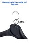 100Pcs Plastic High Quality Coat Hanger, Clothes Hanger, Suit Hanger - 3