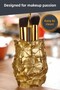 Makeup Organizer, Makeup Brush Holder, Makeup Brush Holder, Gold Color, Model 16 - 5