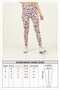 Fashion Women's Casual Sports Tights White Pink - 5