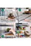 50X25 3 Tier Wire Stand - Merchandise Display Stand & Shelf Organizer |   Display for Market, Grocery Store, Pharmacy - 4
