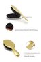 Lom1052 Hair Extension Comb Premium Series Oval Paddle Hair Detangling Comb Brush, Galvanic, Extension (gold) - 3