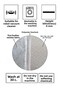 Framed Non-Slip Base Washable Set of 2 Bathroom Carpet Mat Toilet Seat Set Kt-kzht-529 - 3