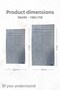 2-Piece Jacquard Towel Set 100% Cotton - 1 Hand Towel 50X90 and 1 Bath Towel 100X150 - 3
