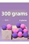 Manicure Bomb - 3 Colors 6 Pieces 300 Grams, Pedicure Ball 721279 - 3