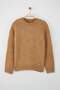 Wardrobe Essentials Camel Yumuşak Dokulu Geniş Kalıp Basic Triko Kazak | TWOAW26KZ00073 - 5