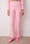 Pembe Pamuklu Baby Overloklu Yumuşak Tuşe Fırçalı Fitilli Örme Pijama Takımı THMAW26PT00011 - 4
