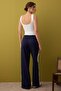 Lacivert Beli Lastikli Wide Leg/Geniş Paça Yanı Şeritli Kumaş Pantolon TWOAW26PL00042 - 4