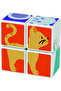 Magicube, Printed Animals + Cards, STEM Toy for Kids, 100% Recycled, Made in Switzerland, Mul - 7