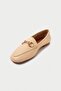 Mubiano Genuine Leather Collection Women's Ballerinas Beige -Mcmng2446-Bj - 6