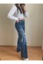 2501 Women's Big Star Printed Bagy Big Stars Model Jeans Denim Trousers - 4