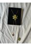 ‘Idyllia’ Flower Steel Y Necklace