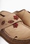 Genuine Leather Alto Beige Wedge Women's Slippers Antique Sole Comfort Women's Slippers - 3