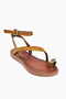 Anisa Mustard Cross-Strapped Flip-Flop Buckle Women's Sandals Opportunity Product - 6