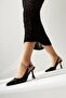Viona Black Patent Leather Closed-Front Heeled Women's Shoes - 2