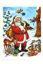 Postcard 5 Pieces New Year Santa Claus - 5