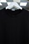 Round Neck Zero Sleeve Combed Cotton Underwear - Black - 4