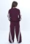 Girl's Stripe Detailed Oversize Tracksuit Set - 100% Cotton 2 Thread Comfortable Fit - 4