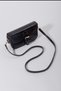 Black Women's Mini Adjustable Crossbody Shoulder Bag & Handbag - Mio Model - 4