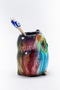 Ceramic Colorful Evil Eye Beaded Cute Owl Figured Toothpick Holder, Gift Toothpick Holder - 5