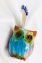Ceramic Colorful Evil Eye Beaded Cute Owl Figured Toothpick Holder, Gift Toothpick Holder - 2