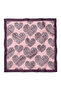 Heart Patterned Valentine's Day Special Scarf Bandana 50X50 cm - 2