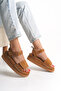 Tan Brown Women's Sandals – Orthopedic, Thick Soled, Comfortable, Lightweight, Velcro, Summer, Ugga - 8
