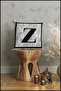 GRAY Letter Cushion Pillow Case - Letter Z - GRAY Floor Decorative Gift Cushion Pillow Case