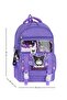 Korean Style Primary School Bag Orthopedic Lilac Girl's Backpack Thermal Lunch Box and Pencil Case - 2