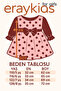 Polka Dot Patterned Buckle Bow Detailed Girls' Evening Dress - 3