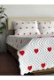 Heart Double 3 Piece Bedspread Set - 200X240 cm (with Pvc Bag) - 4
