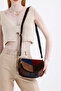 Genuine Leather Suede Midi Daily Women's Shoulder Bag - 6