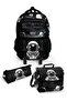 Astronaut Patterned Five-Compartment 3-Piece School Bag Set