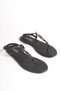 Black Women's Flip Flops Sandals – Stoned, Lightweight, Comfortable, Non-Slip Sole, Orthopedic, Summer, Summer - 2
