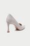 Genuine Leather Mb970-Gr Women's Thin 9 cm Heels Gray Suede Stiletto & Heels Shoes - 6