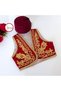 Local Traditional Boy Embroidered Burgundy Vest Fes Costume