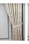 Beige Istanbul Fund, Pattern New Season 1 / 3 Pleated Non-Wrinkle, Special Collection (Single Wing) Tulle, Curtain, - 4