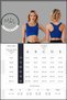 Women's Set Bottom - Top Biker Shorts Above Knee &Crop Bra Pad Supported Blue in the Sea in the Pool in Sports - 9